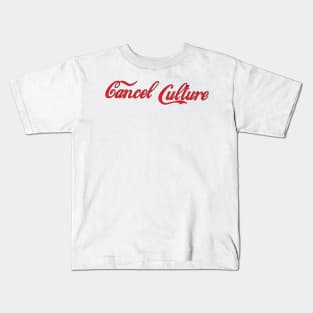 Cancel Culture Code Red Kids T-Shirt